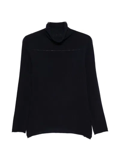 Beyou Cashmere Turtle-neck Sweater In Black