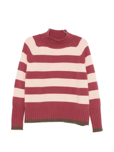 Beyou Cashmere Turtle-neck Sweater In Brown
