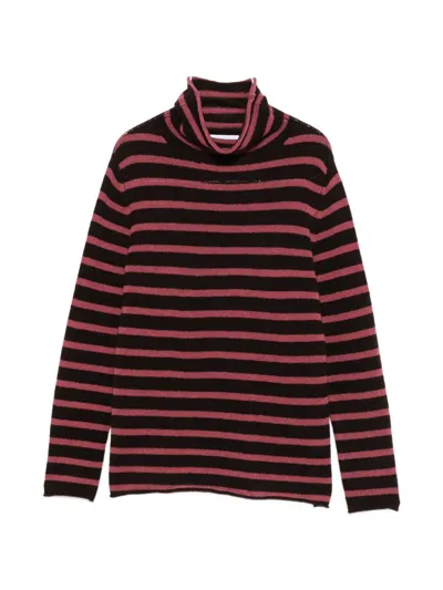 Beyou Cashmere Turtle-neck Sweater In Multi