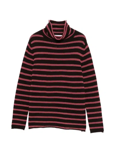Beyou Cashmere Turtle-neck Sweater In Pink