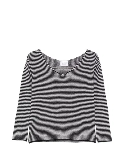 Beyou Cashmere V-necked Sweater In Multi