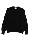 Beyou Crew-neck Cashmere Sweater In Black