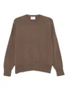 Beyou Cashmere Crewneck Sweater In Brown