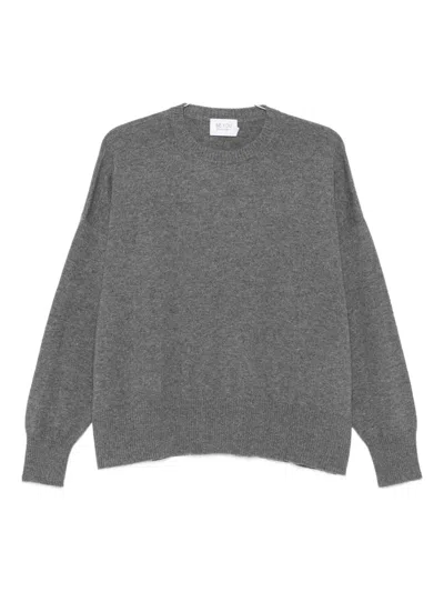 Beyou Crew-neck Cashmere Sweater In Gray