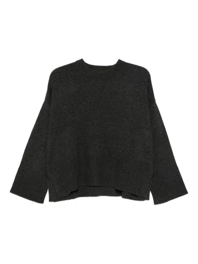 Beyou Crew-neck Sweater In Gray