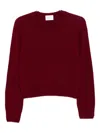Beyou Pullover Mit Rundhalsausschnitt In Burgundy