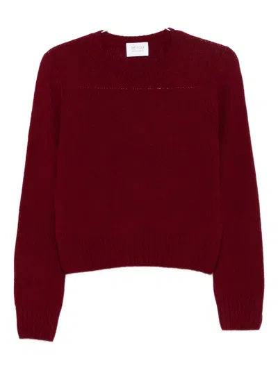 Beyou Pullover Mit Rundhalsausschnitt In Burgundy