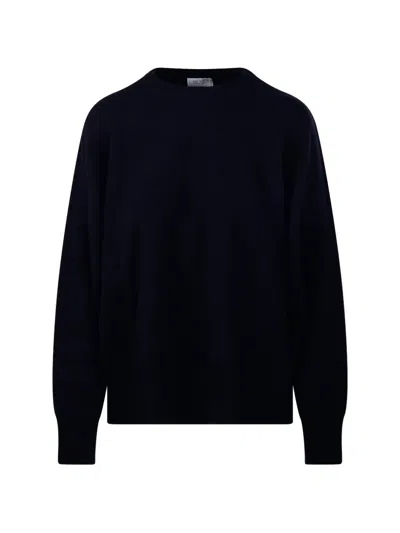 Beyou Crew-neck Long-sleeve Sweater In Black