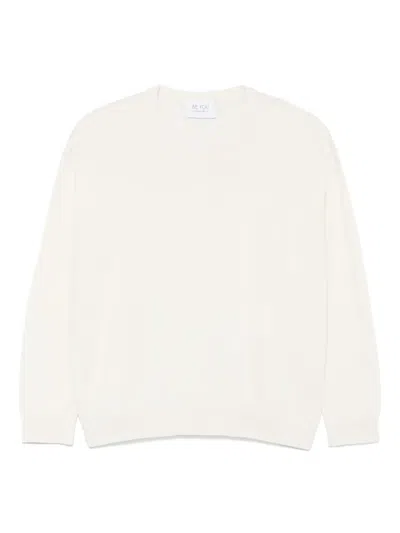 Beyou Fine-knit Top In Neutrals