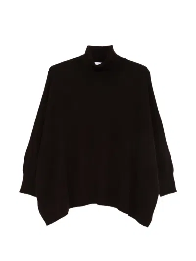 Beyou High-neck Sweater In Brown