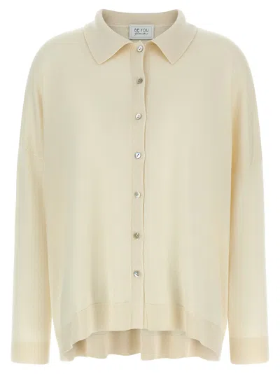 Beyou 'lady17' Cardigan In Neutral