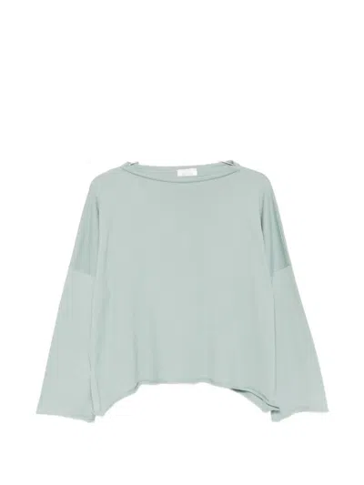Beyou Panelled Sweater In Blue