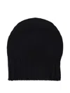 Beyou Ribbed Beanie In Black