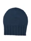 Beyou Ribbed Beanie In Blue