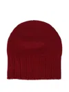 Beyou Ribbed Beanie In Red