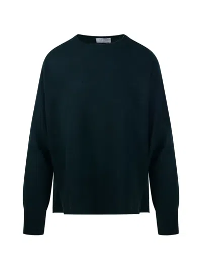 Beyou Ribbed-knit Crew-neck Sweater In Yellow
