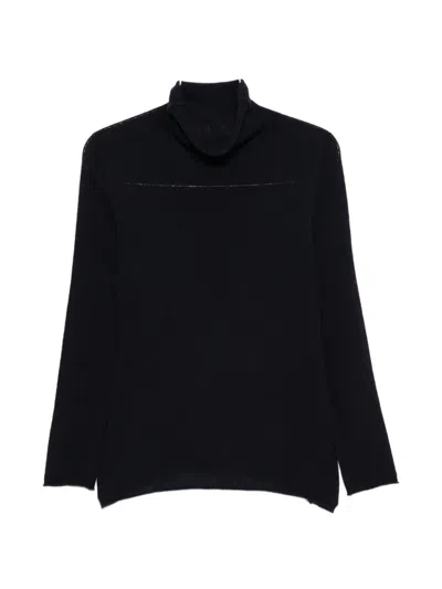 Beyou Cashmere Turtle-neck Sweater In Black
