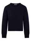 Beyou Round-neck Cashmere Sweater In Blue