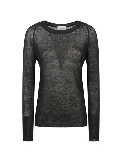 Beyou Round-neck Sweater In Black