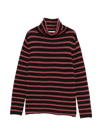Beyou Cashmere Turtle-neck Sweater In Multi