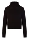 Beyou Turtleneck Ribbed Knit In Brown