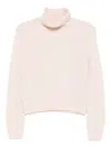 Beyou Turtleneck Sweater In Brown
