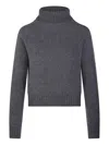 Beyou Turtleneck Sweater In Gray