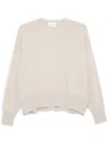 Beyou Cashmere Crewneck Sweater In Sand