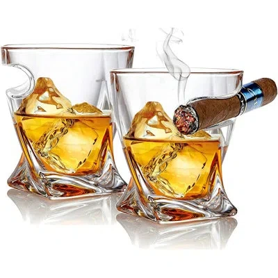 Bezrat Whiskey Glasses Gifts For Men In Clear