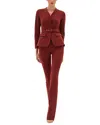 Bgl 2pc Blazer & Pant Set In Brown