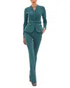 Bgl 2pc Blazer & Pant Set In Green
