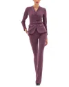 Bgl 2pc Blazer & Pant Set In Purple