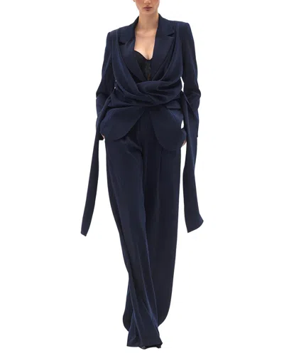 Bgl 2pc Jacket & Pant Set In Blue