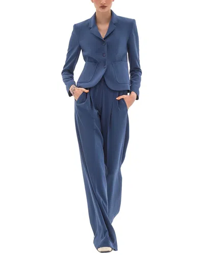 Bgl 2pc Jacket & Pant Set In Dark Blue