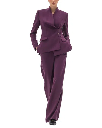 Bgl 2pc Jacket & Pant Set In Purple