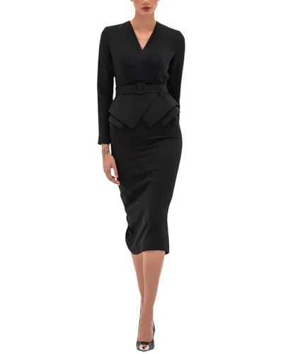 Bgl 2pc Jacket & Skirt Set In Black
