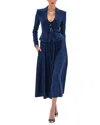 Bgl 2pc Wool-blend Blazer & Skirt Set In Blue