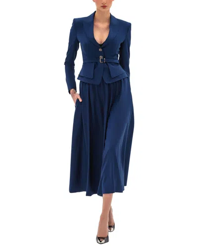 BGL BGL 2PC WOOL-BLEND BLAZER & SKIRT SET