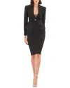 Bgl Blazer & Skirt Set In Black