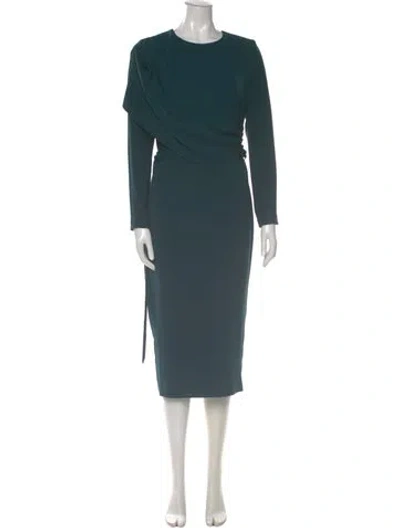 Pre-owned Bgl Crew Neck Long Dress W/ Tags In Blue