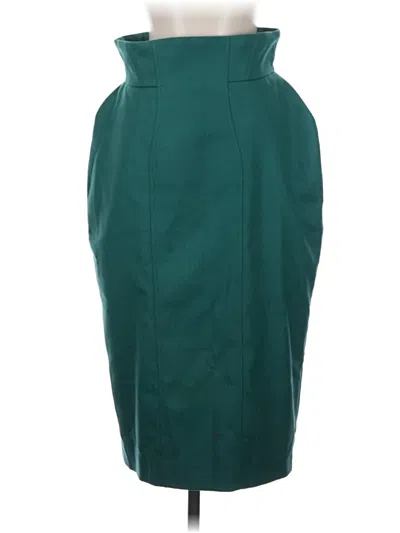 Pre-owned Bgl Formal Skirt In Teal