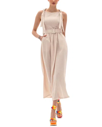 BGL LINEN-BLEND DRESS