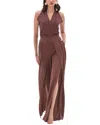 Bgl Linen-blend Jumpsuit In Brown