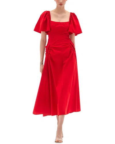 Bgl Maxi Dress In Red