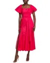 Bgl Midi Dress In Red