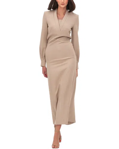 Bgl Midi Dress In Beige