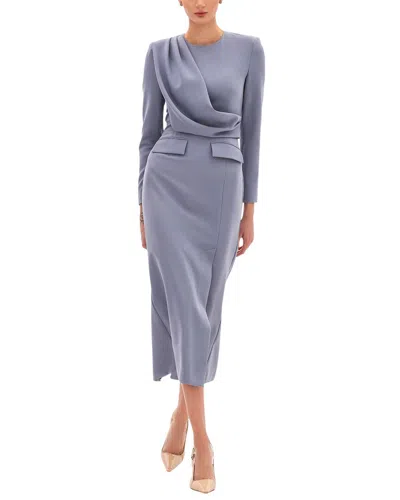Bgl Midi Dress In Blue