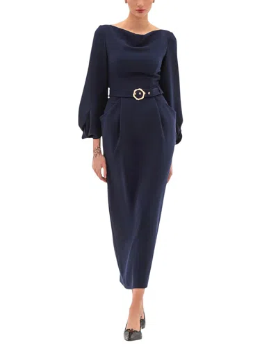 Bgl Midi Dress In Blue