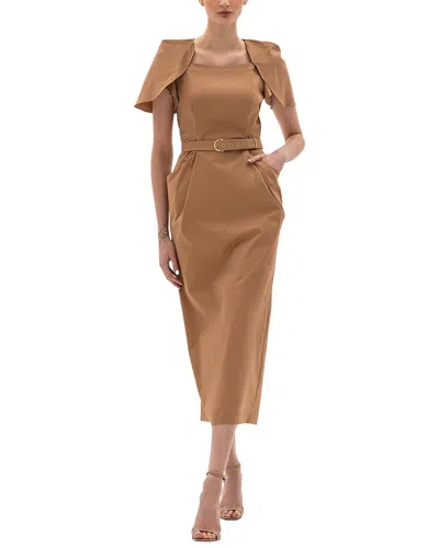 Bgl Midi Dress In Animal Print