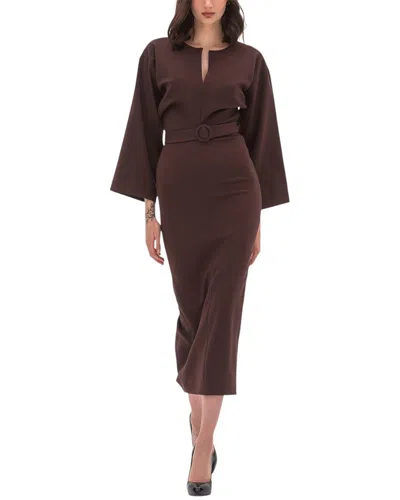Bgl Midi Dress In Brown